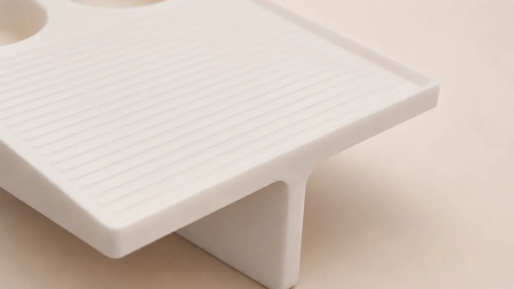 Plateau de canapé avec porte-gobelets