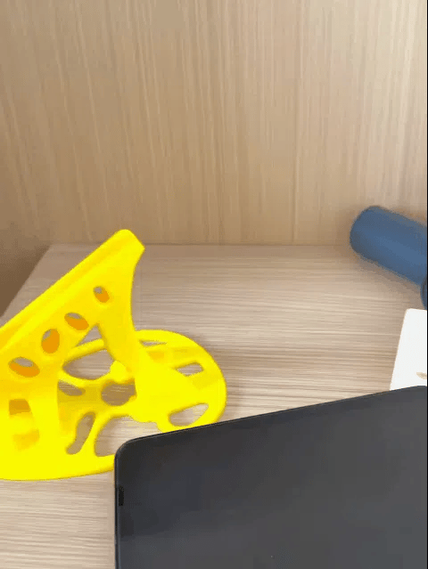 Support de téléphone pour position allongée