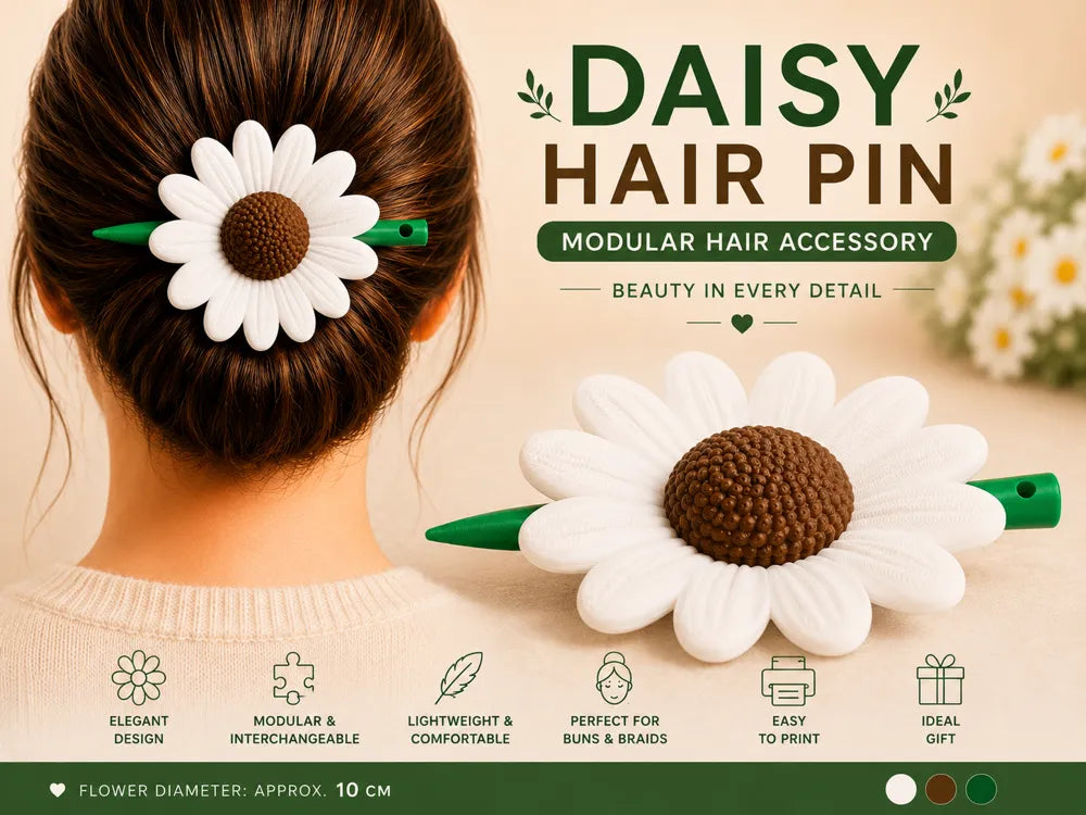 Pique à cheveux Margueritte | Pince à cheveux modulaire