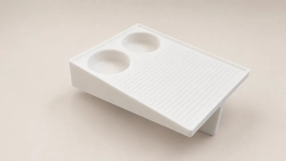 Plateau de canapé avec porte-gobelets