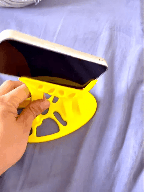 Support de téléphone pour position allongée