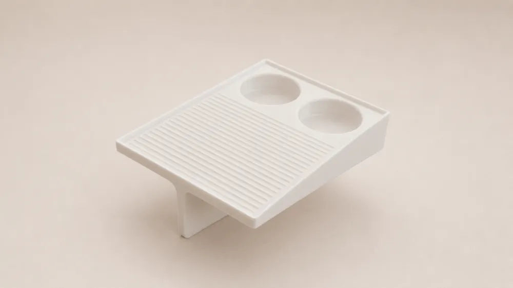 Plateau de canapé avec porte-gobelets